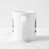 Positiv bleibe, hart arbeiten, es in die Tasse bri (Rückseite)