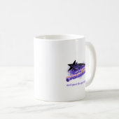 "Positiv Bleibe" Kaffeetasse (VorderseiteRechts)