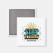 Positiv bleibe magnet (Vorderseite/Rückseite)