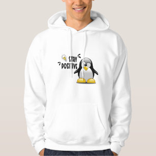 Positiv bleibe mit Niedlichem Funny Pinguin Cartoo Hoodie