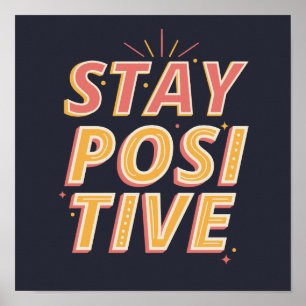 Positiv bleibe   Motivation Inspiration Poster