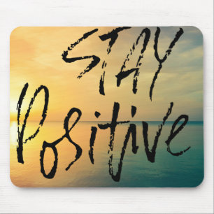 Positiv bleibe mousepad