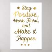 Positiv bleibe poster (Vorne)