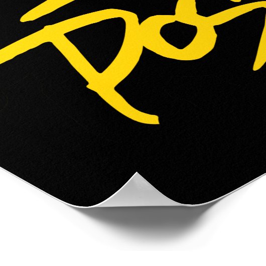 Positiv bleibe poster (Ecke)