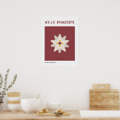 Positiv bleibe poster (Küche)