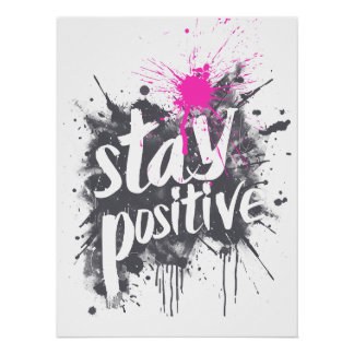 Positiv bleibe poster