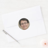 Positiv bleibe runder aufkleber (Umschlag)