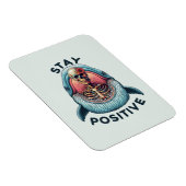 Positiv bleibe Skelett und Wal Magnet (Rechte Seite)