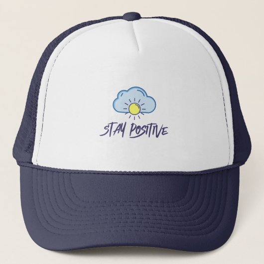 Positiv bleibe truckerkappe (Vorderseite)