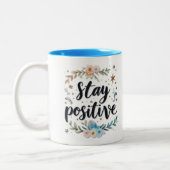 Positiv bleibe zweifarbige tasse (Links)