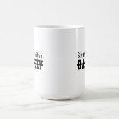 Positiv bleiben, gerade so kaffeetasse (Mittel)