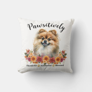 Positiv dankbar gesegnet süßer Hund Kissen
