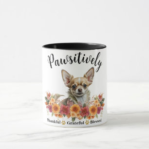 Positiv dankbarer gesegneter süßer Hund Tasse