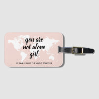 Positiv, dass Sie nicht allein Mädchen Motivation