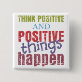 Positiv denken button (Vorderseite)