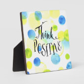 Positiv denken fotoplatte (Vorderseite)