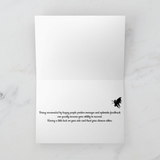 Positiv denken karte (Innenseite)