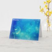 Positiv denken karte (Gelbe Blume)