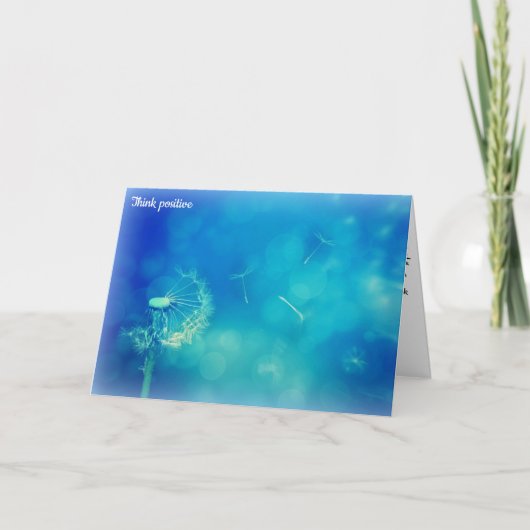 Positiv denken karte (Vorderseite)