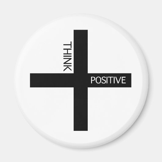 Positiv denken magnet (Vorne)
