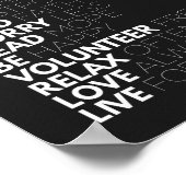 Positiv denken | Motivierend Poster (Ecke)