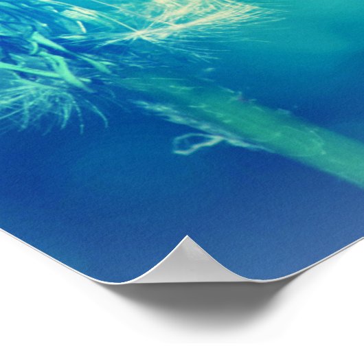 Positiv denken poster (Ecke)