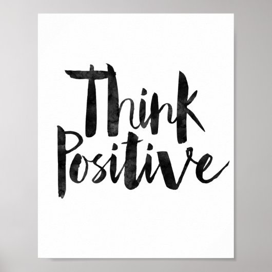 Positiv denken poster (Vorne)