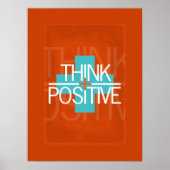 Positiv denken poster (Vorne)