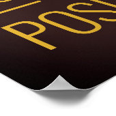 Positiv denken poster (Ecke)