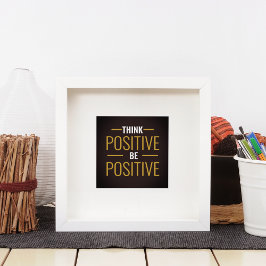 Positiv denken poster