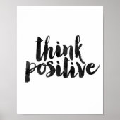 Positiv denken poster (Vorne)