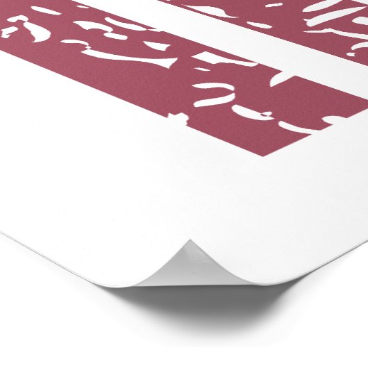 Positiv denken poster (Ecke)