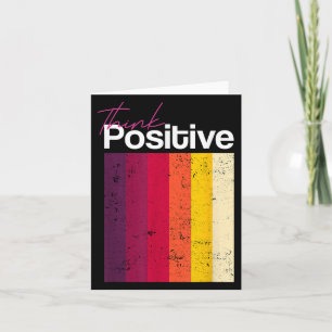 Positiv denken und verstärken; Inspirierte Anführu Karte