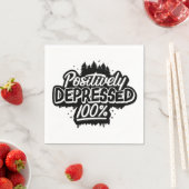 Positiv depressives Party Napkins Serviette (Beispiel)