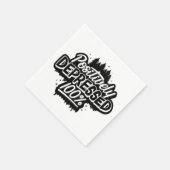 Positiv depressives Party Napkins Serviette (Ecke)