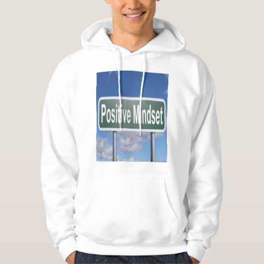 positiv eingestellt hoodie (Vorderseite)