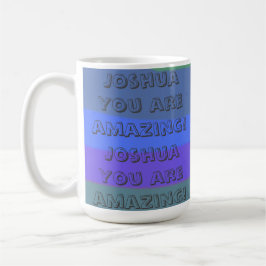 Positiv ermutigend Cartoon Text farbig Kaffeetasse