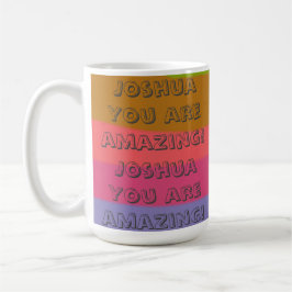 Positiv ermutigend Cartoon Text farbig Kaffeetasse