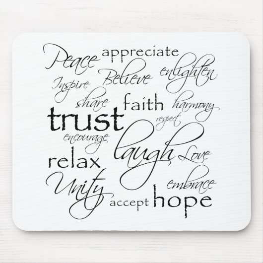 Positiv fasst Einzelteile ab Mousepad (Vorne)