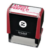 Positiv "Fast perfekt!" Briefmarke aus Kautschuk Permastempel (Produkt)