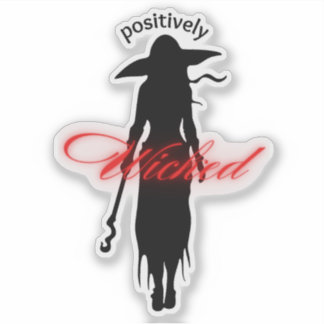 Positiv geklinkter Sticker