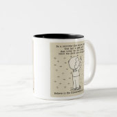 Positiv gesegnet zweifarbige tasse (VorderseiteRechts)