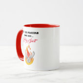 "POSITIV GETESTET" Tasse (Vorderseite Links)