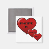 Positiv in, Negativ Out, Magnet (Vorderseite/Rückseite)