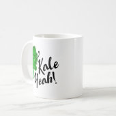 Positiv Kale Pun - Kale Yeah! Kaffeetasse (Vorderseite Links)