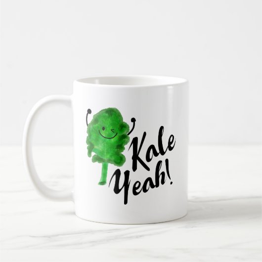 Positiv Kale Pun - Kale Yeah! Kaffeetasse (Links)