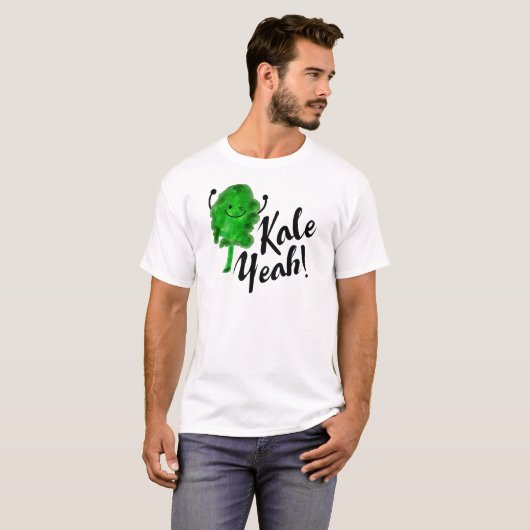 Positiv Kale Pun - Kale Yeah! T-Shirt (Vorne ganz)