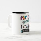 Positiv keucht Tasse (Vorderseite Links)
