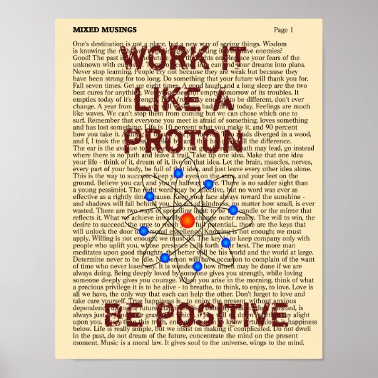 POSITIV — Kunstdruck Poster (Vorne)