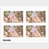 Positiv mit I Am Light Rechteckiger Aufkleber (Blatt)